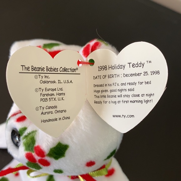 Ty Holiday Beanie Baby, Pez Reindeer and Santa Beanie Baby - Picture 4 of 16